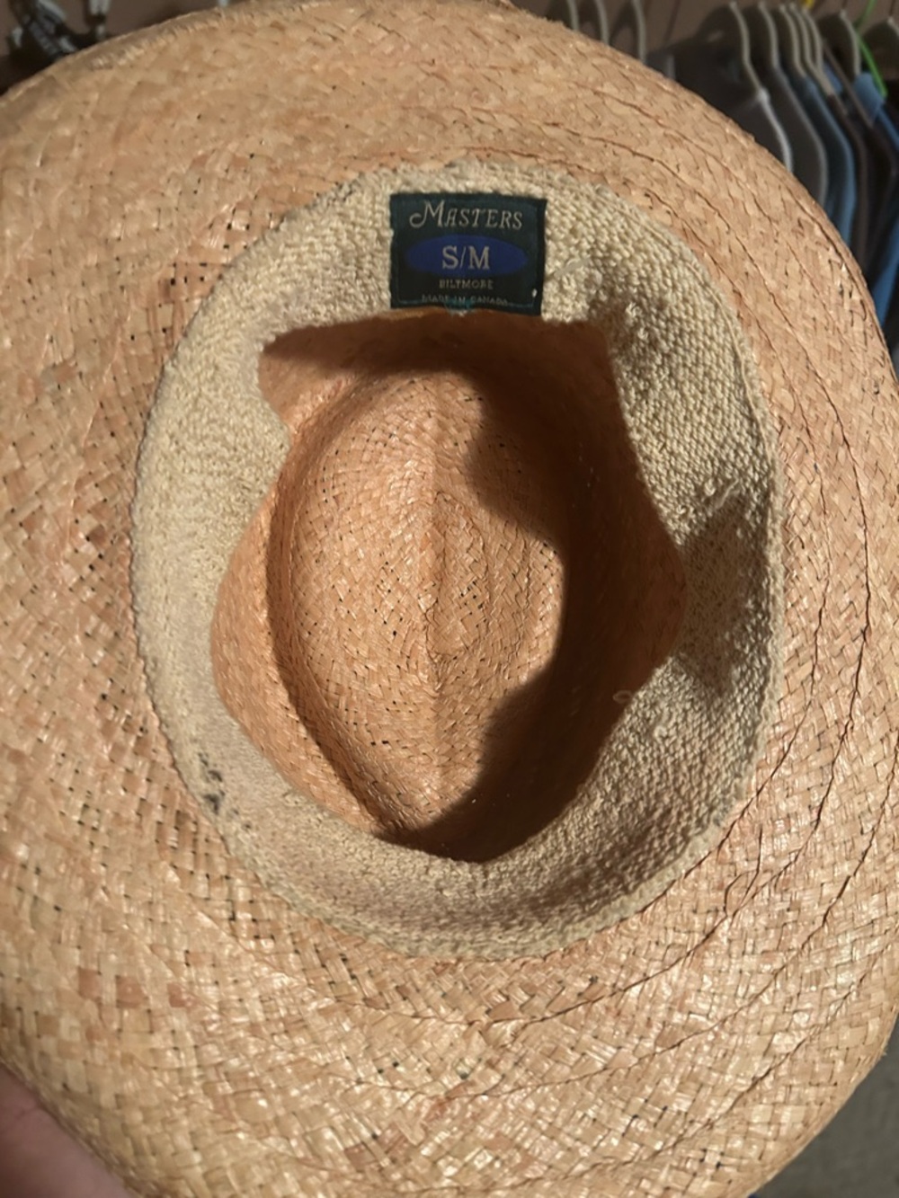 S/M Masters Natural Straw with Green Label and Yellow Logo - Picture 4 of 4